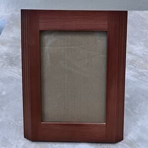 Rare Woods Picture Frame for 5x7 Photos Portrait Free Standing Brown Wood